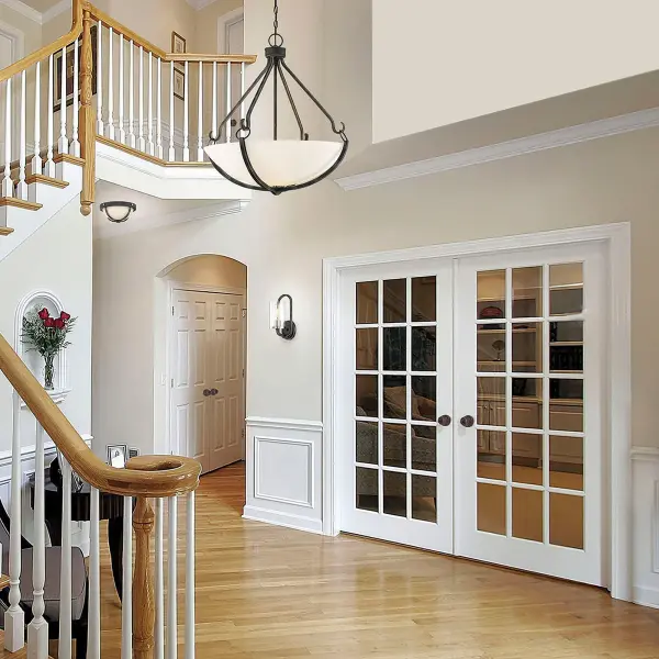 Elegant Two-Tone Wall Sconce with Contemporary Charm - Image 2