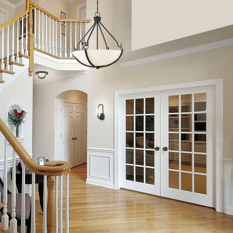 Elegant Two-Tone Wall Sconce with Contemporary Charm - Image 2