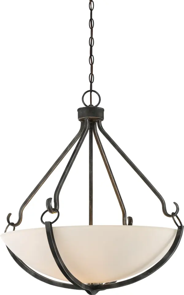 Sophisticated 4-Light Pendant with Elegant Two-Tone Finish - Image 1