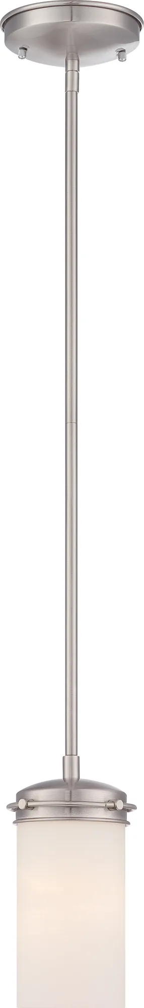 Polaris Mini Pendant with White Opal Glass