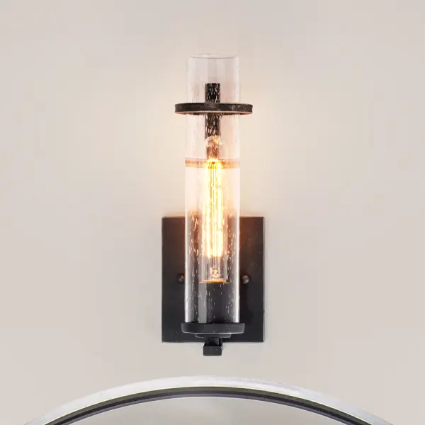 Donzi Single Light Vanity Fixture in Iron Black - Image 16