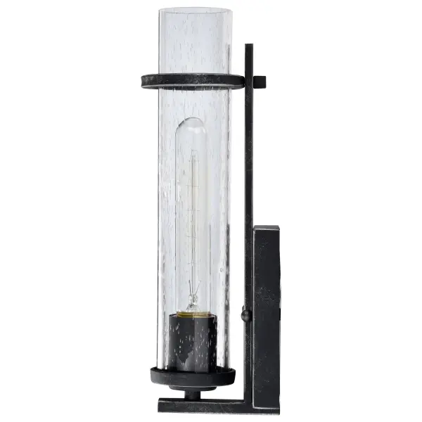 Donzi Single Light Vanity Fixture in Iron Black - Image 3
