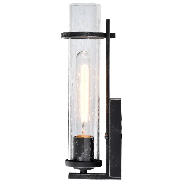 Donzi Single Light Vanity Fixture in Iron Black - Image 4