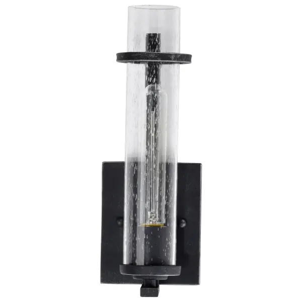 Donzi Single Light Vanity Fixture in Iron Black - Image 5