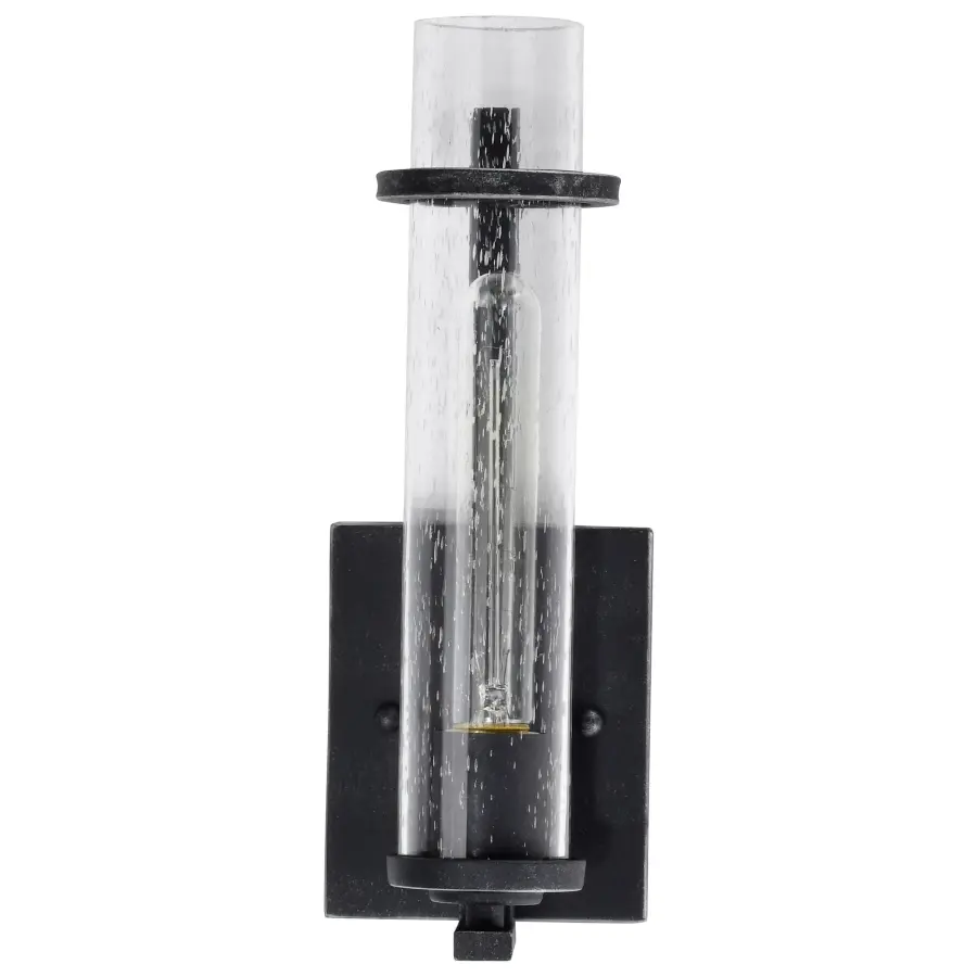 Donzi Single Light Vanity Fixture in Iron Black - Image 5