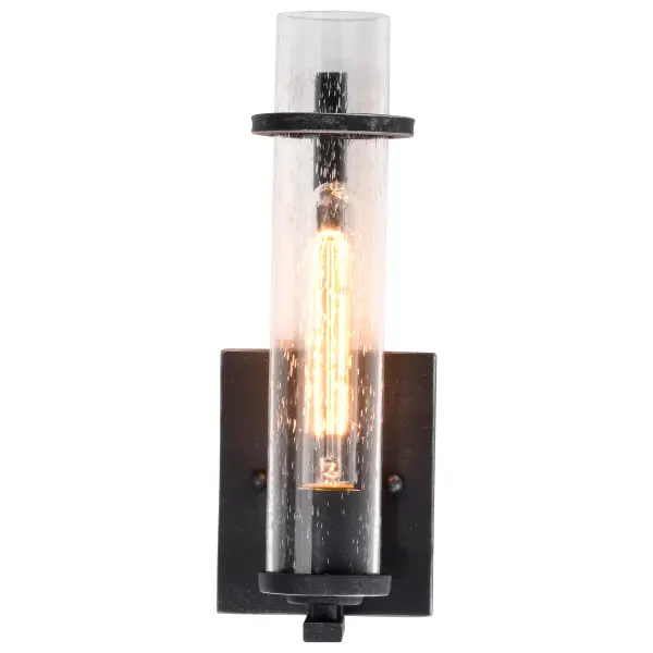 Donzi Single Light Vanity Fixture in Iron Black - Image 6
