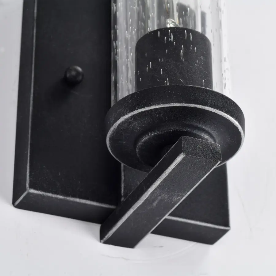 Donzi Single Light Vanity Fixture in Iron Black - Image 7
