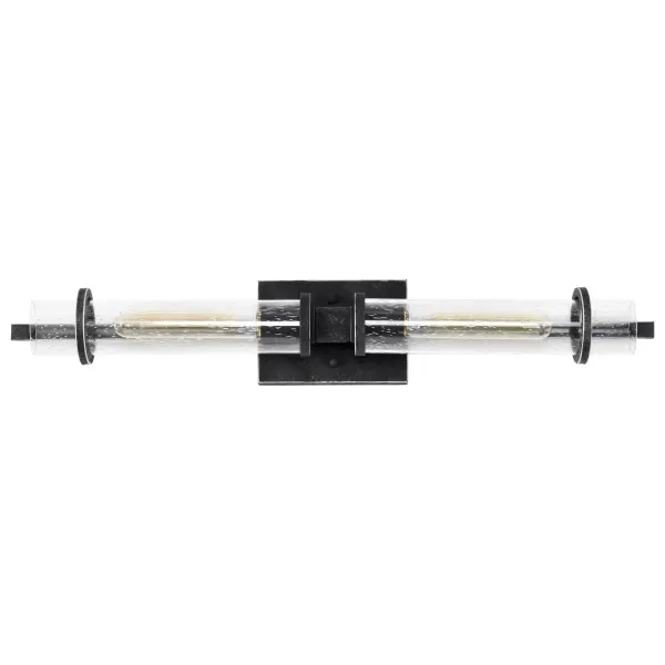 Donzi 2-Light Vanity Fixture in Iron Black - Image 5