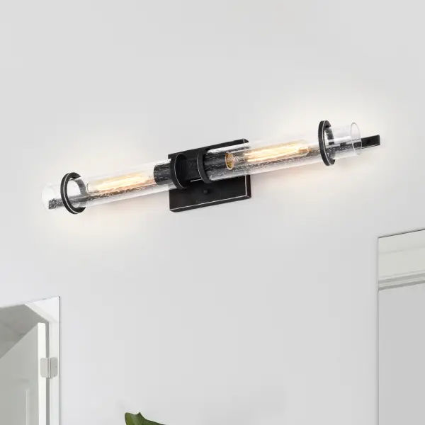 Donzi 2-Light Vanity Fixture in Iron Black - Image 9