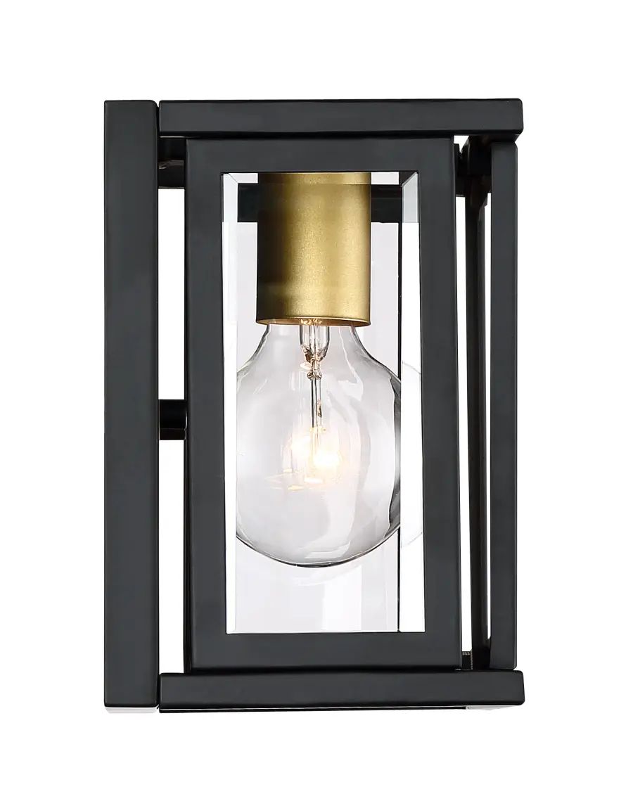 Elegant Traditional Wall Sconce with Timeless Beveled Glass Detail - Image 4