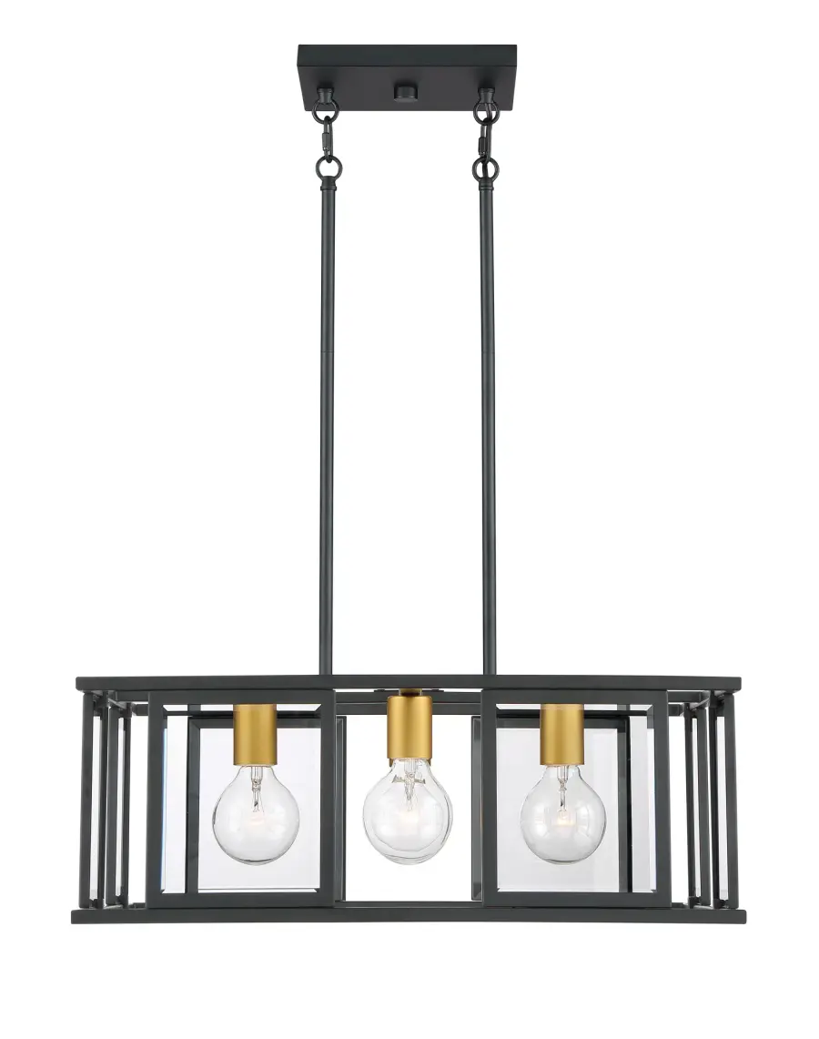 Elegant Traditional Pendant with Timeless Beveled Glass Design - Image 3