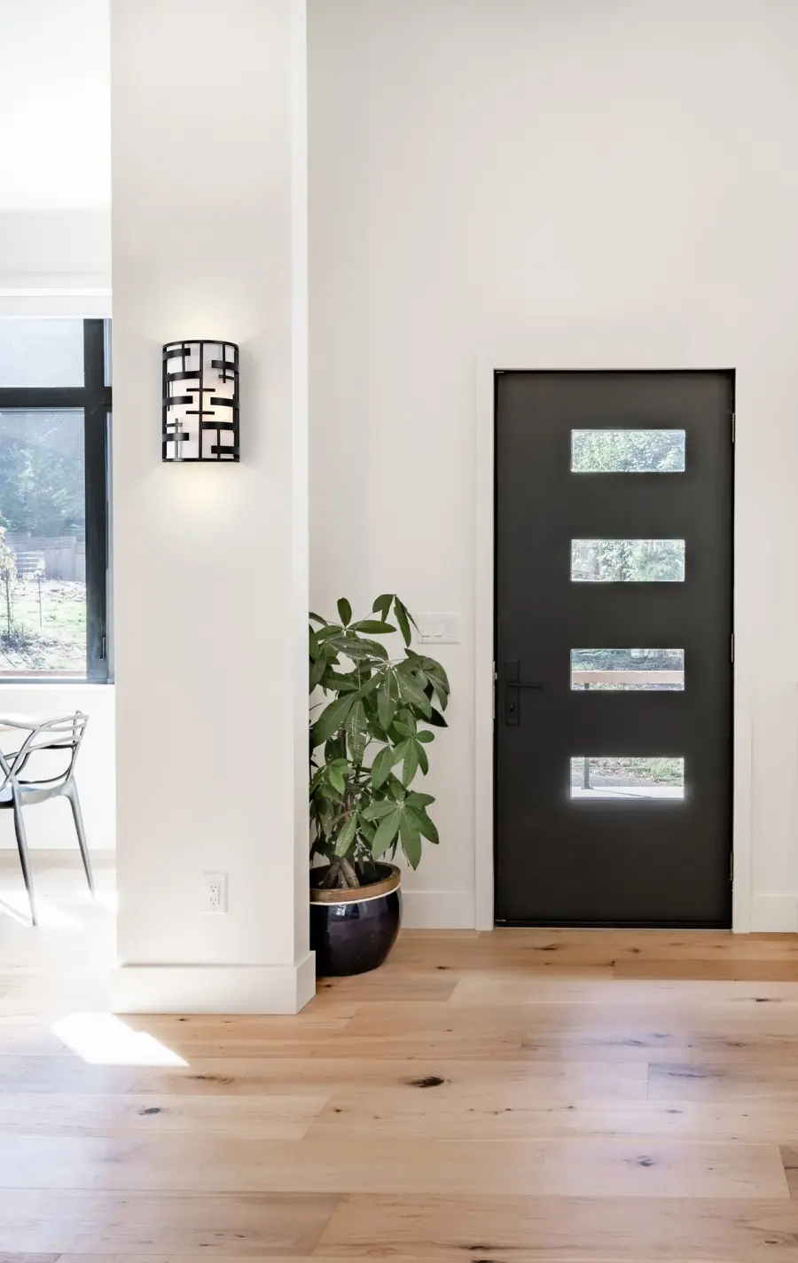 Lansing 2-Light Wall Sconce with White Fabric Shade - Image 14