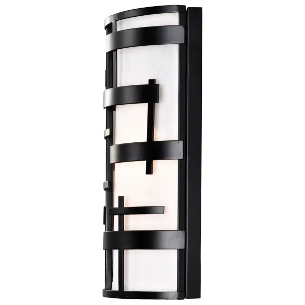 Lansing 2-Light Wall Sconce with White Fabric Shade - Image 7