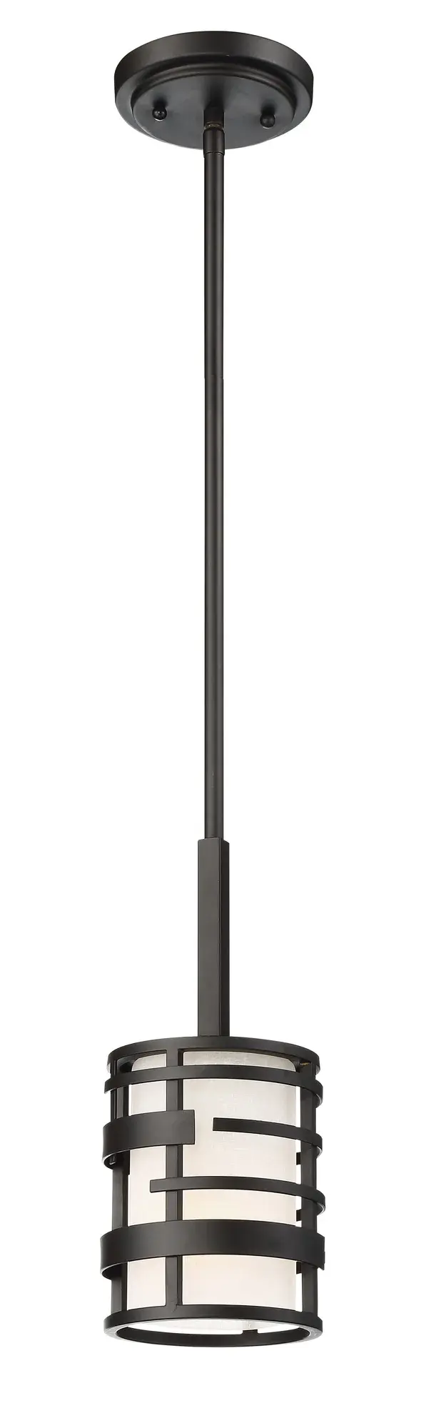 Lansing Mini Pendant with Etched Opal Glass - Image 4