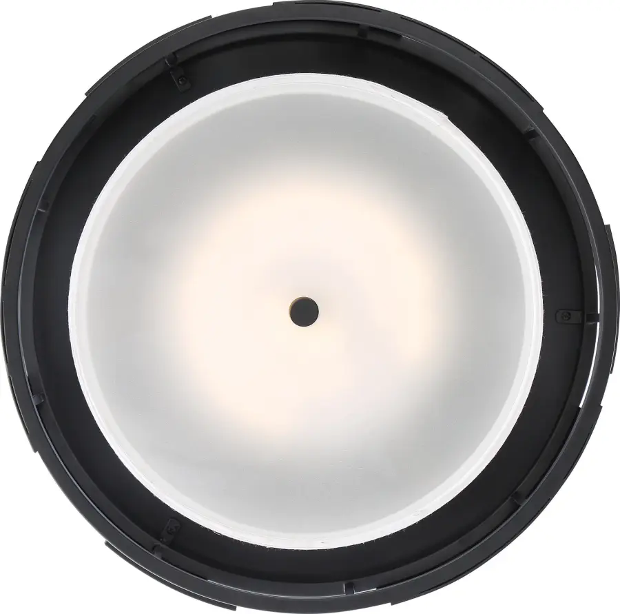 Lansing 3-Light Flush Mount with White Fabric Shade - Image 4