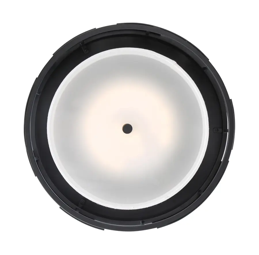 Lansing 3-Light Flush Mount with White Fabric Shade - Image 5