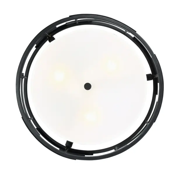 Lansing 3-Light Semi-Flush Mount with White Fabric Shade - Image 5