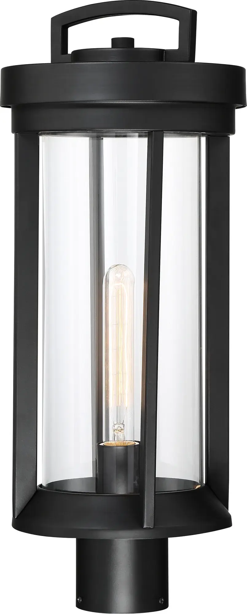Huron 1-Light Outdoor Post Lantern in Aged Bronze - Image 1