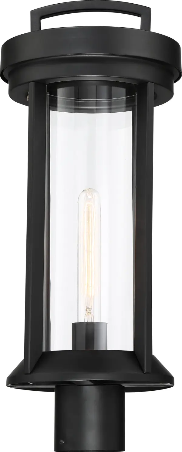 Huron 1-Light Outdoor Post Lantern in Aged Bronze - Image 4