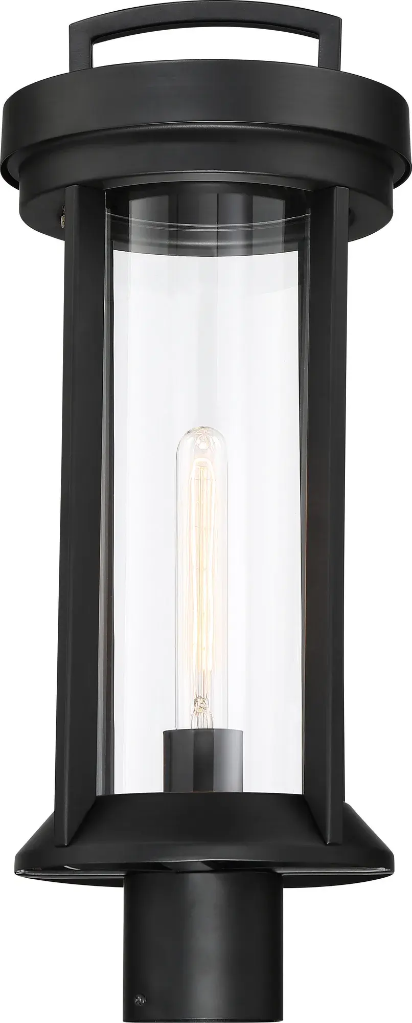Huron 1-Light Outdoor Post Lantern in Aged Bronze - Image 4
