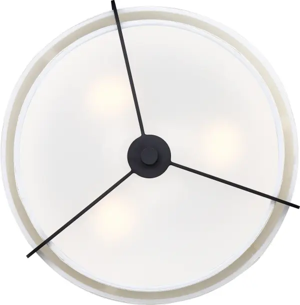 Frankie 3-Light Semi-Flush Mount in Aged Bronze - Image 4