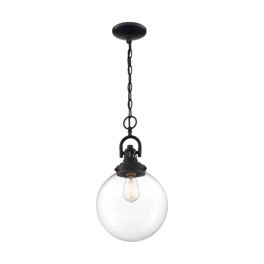 Skyloft Single Light Pendant with Clear Glass - Image 1