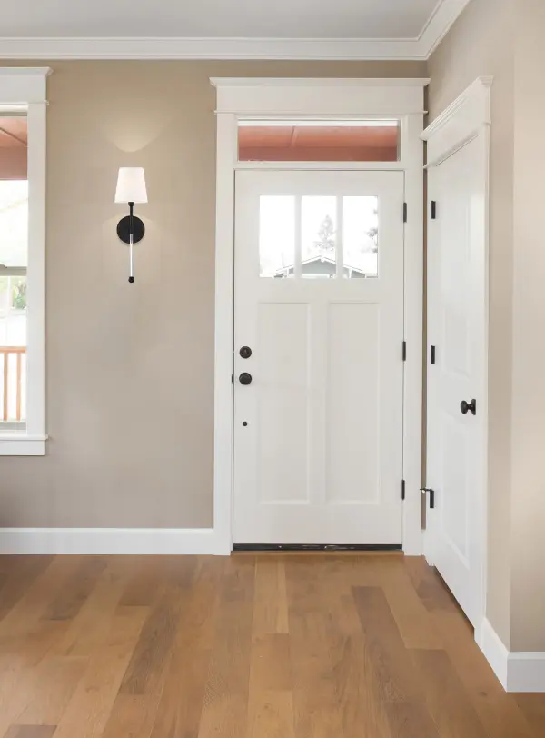 Olmstead 1-Light Wall Sconce in Aged Bronze with White Linen Shade - Image 10