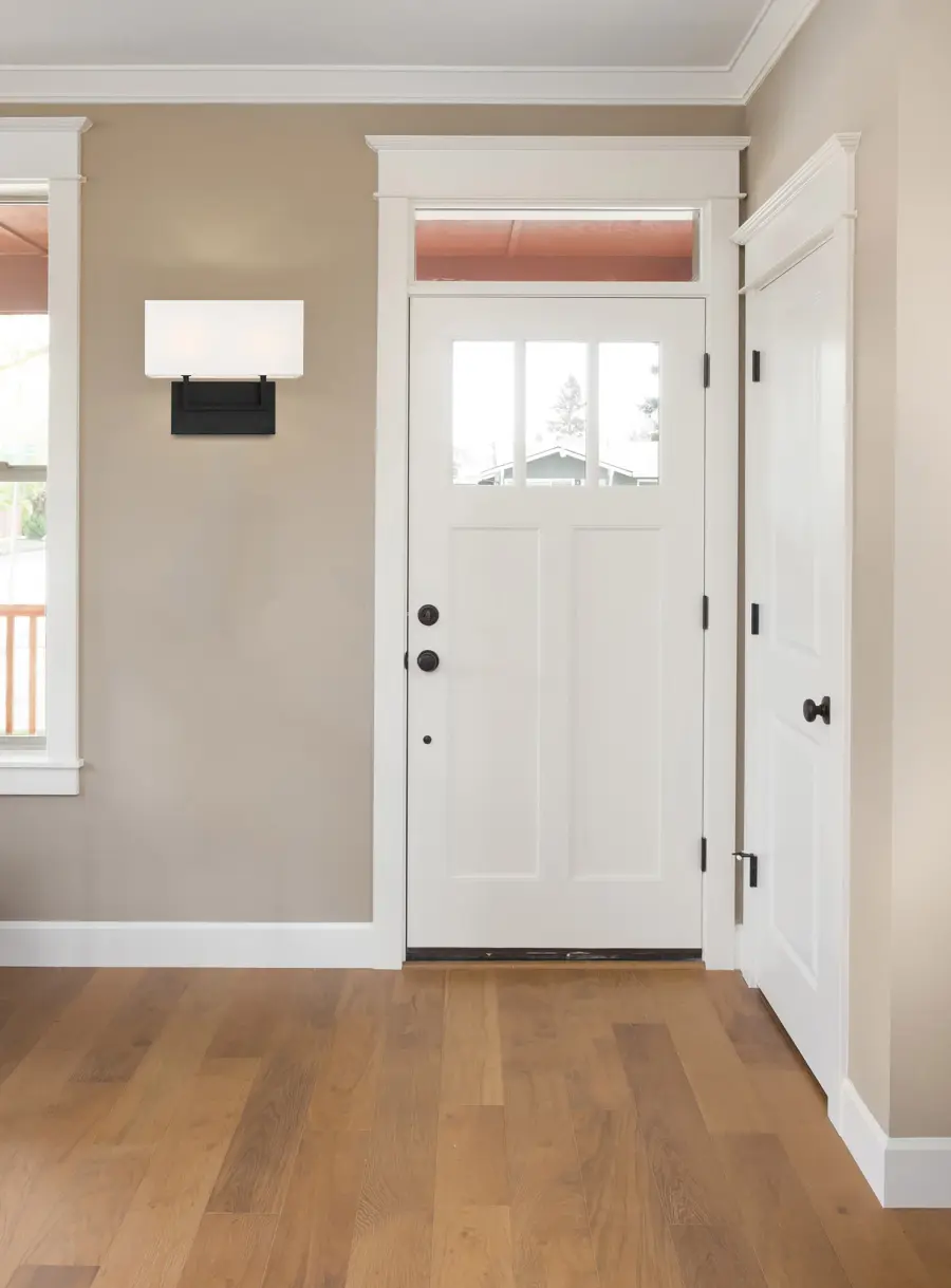 Tribeca 2-Light Vanity Sconce in Aged Bronze with White Linen Shade - Image 8