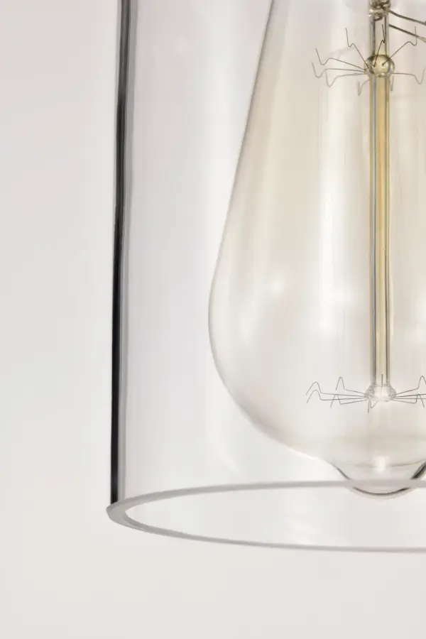 Antebellum Mini Pendant - Brushed Nickel with Clear Glass - Image 12