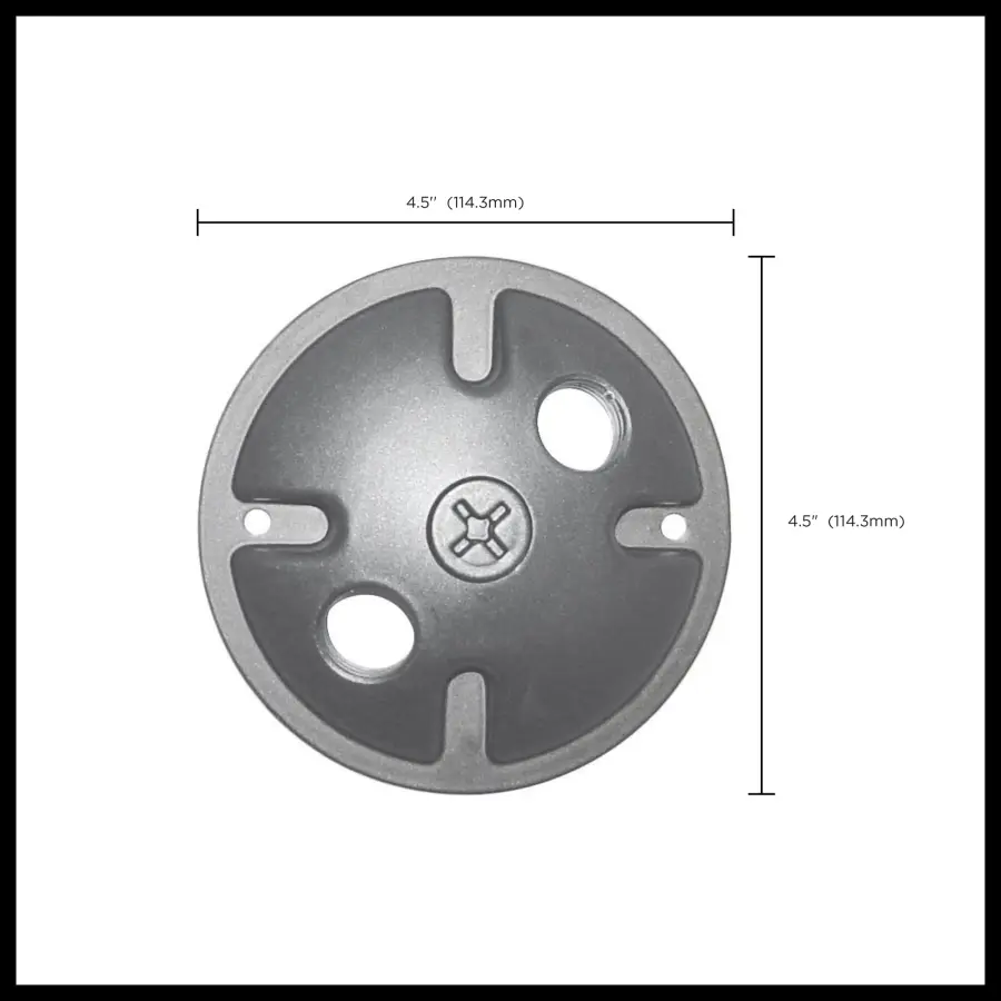 2-Light Die Cast Mounting Plate - Image 2