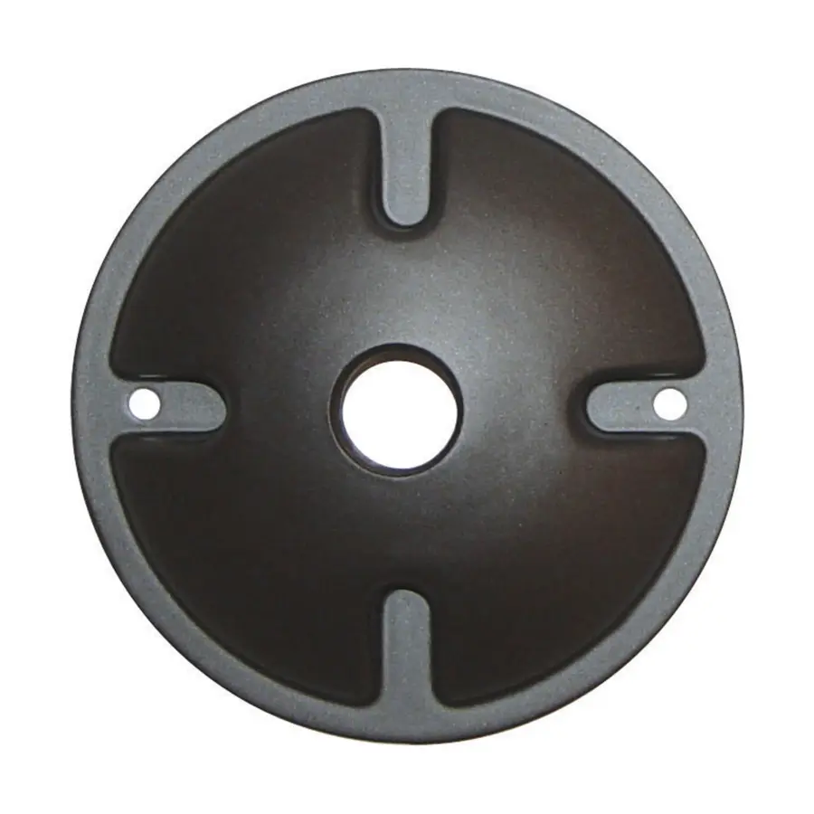 1-Light Die Cast Mounting Plate in Dark Gray - Image 1