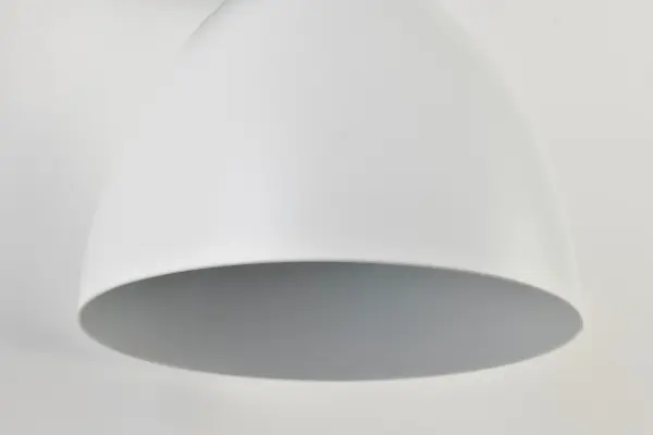 Sloan 1-Light Vanity Sconce in Matte Black with White Shade - Image 14
