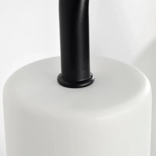 Sloan 3-Light Vanity in Matte Black with White Shade - Image 10