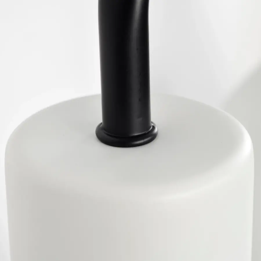 Sloan 3-Light Vanity in Matte Black with White Shade - Image 10