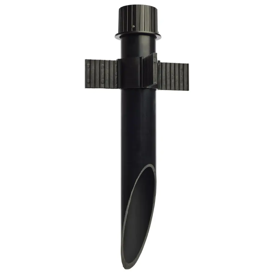 3" Diameter Mounting Post - Matte Black - Image 1