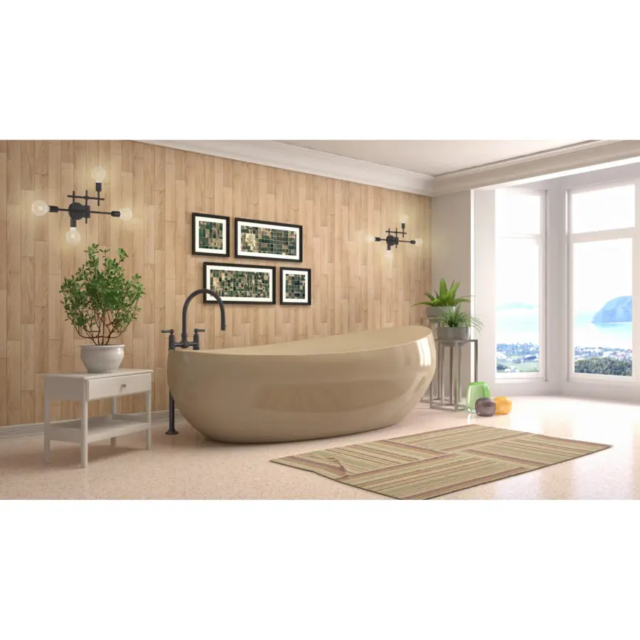 Modern Four-Light Vanity with Bold Black Finish - Image 3