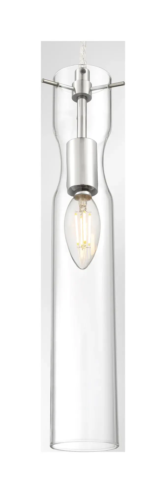 Spyglass Mini Pendant - Polished Nickel with Clear Glass - Image 3