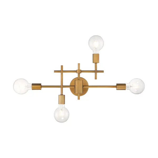 Avant Garde Modern Vanity Light with Striking Geometric Design - Image 1