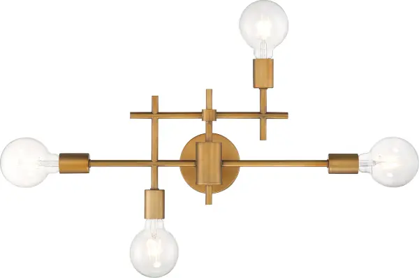 Avant Garde Modern Vanity Light with Striking Geometric Design - Image 2