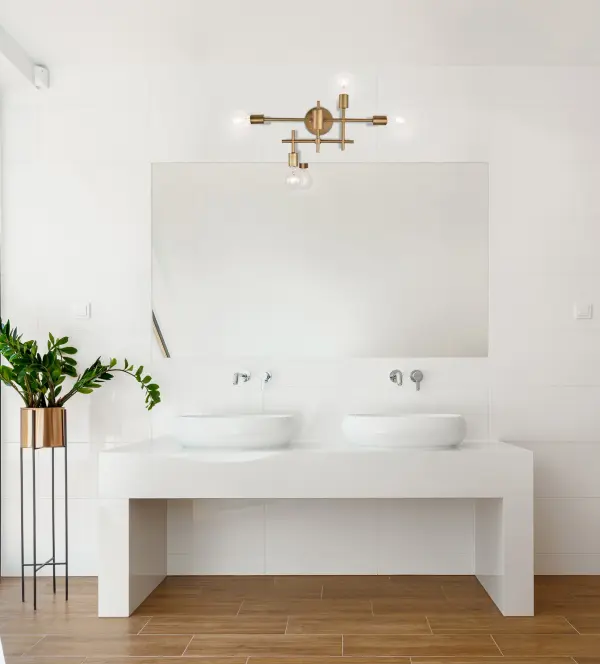 Avant Garde Modern Vanity Light with Striking Geometric Design - Image 8