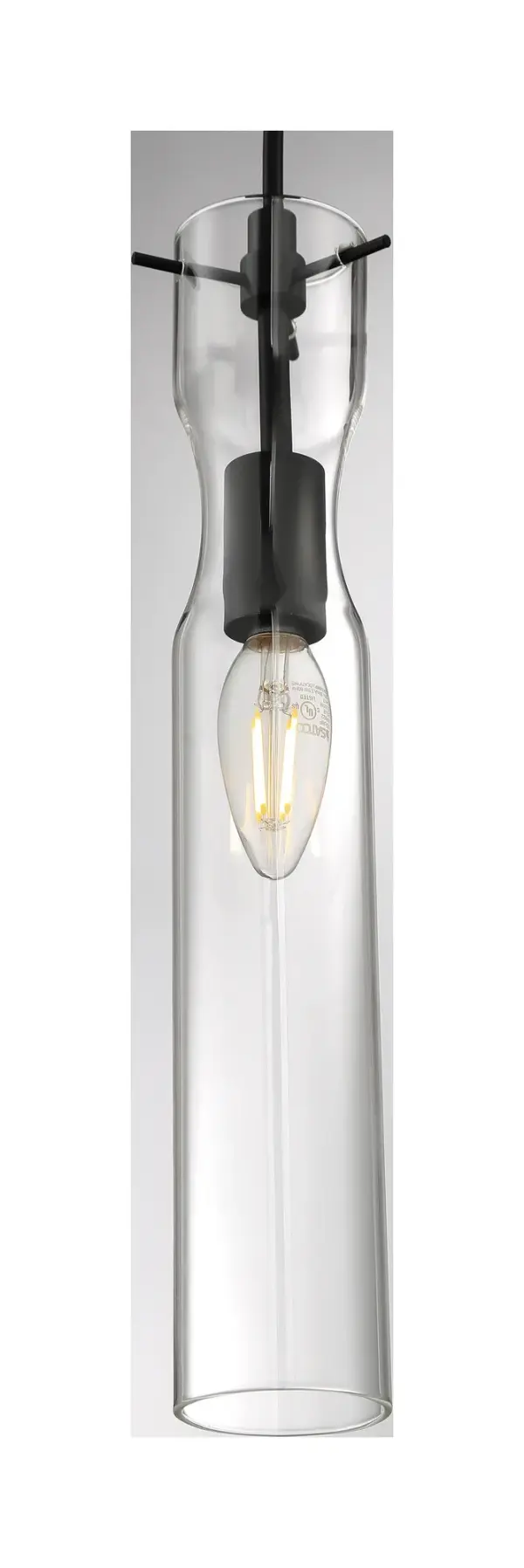 Spyglass Mini Pendant - Black with Clear Glass - Image 3