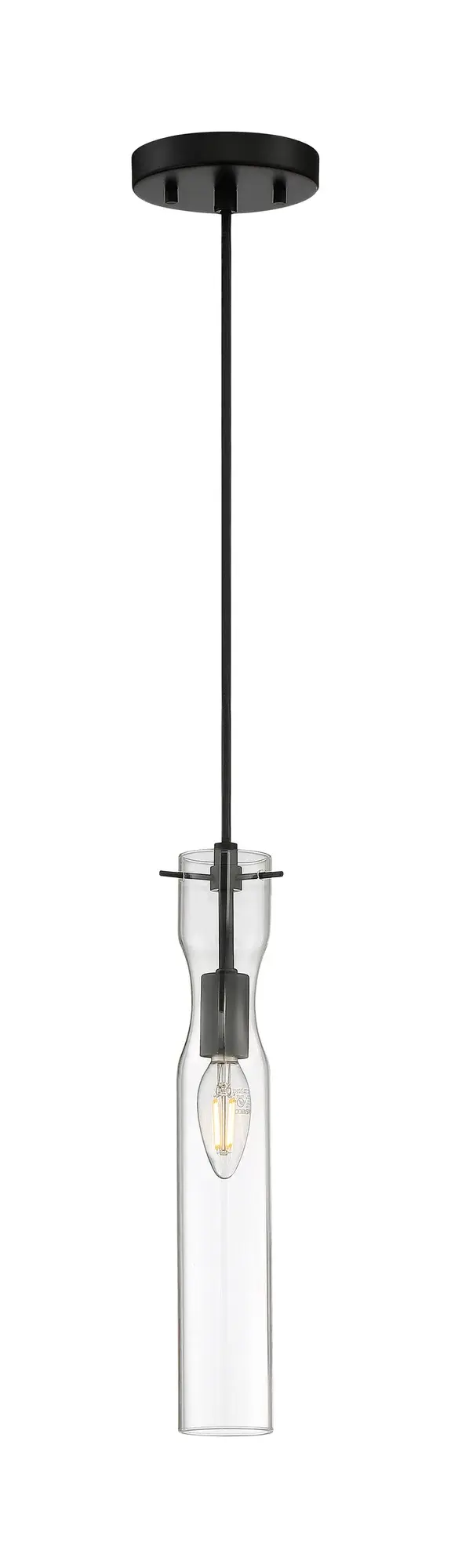 Spyglass Mini Pendant - Black with Clear Glass - Image 4