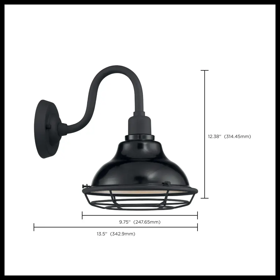 Newbridge Small Outdoor Wall Sconce - Image 5