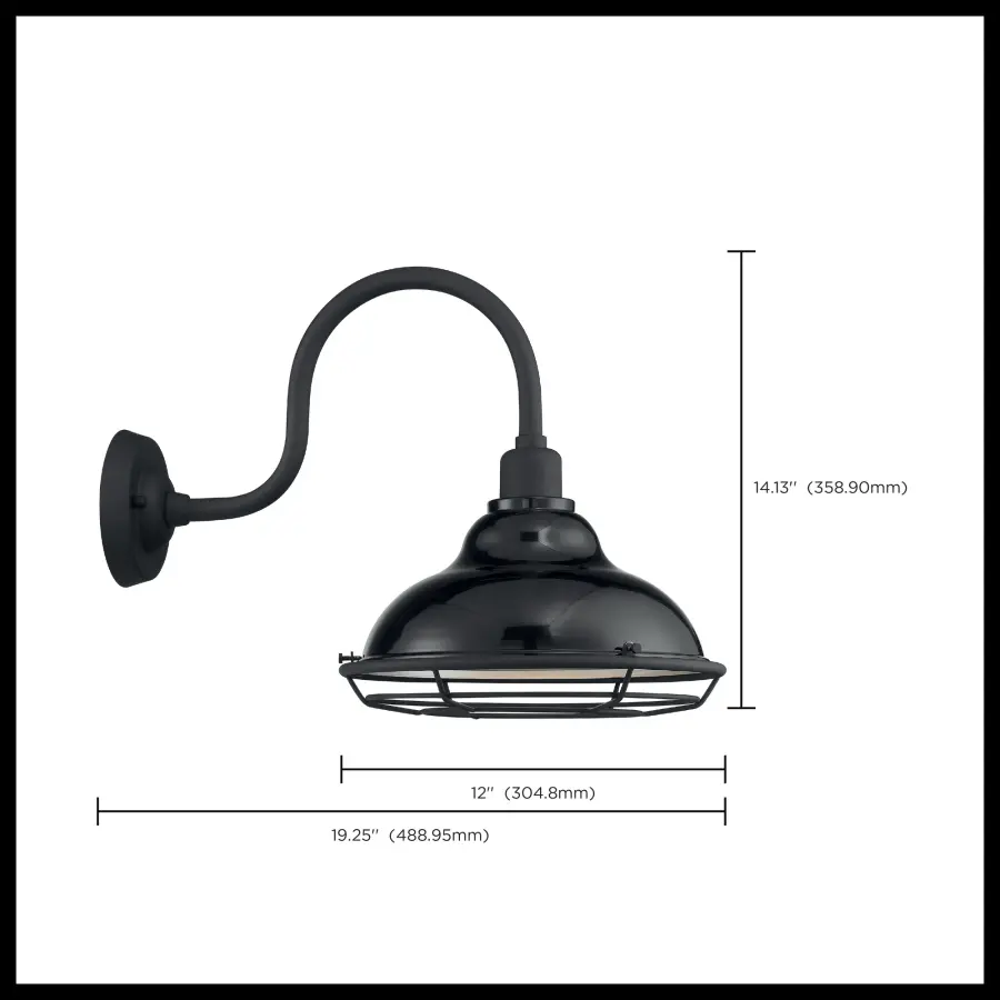 Newbridge Large Outdoor Wall Sconce - Image 5
