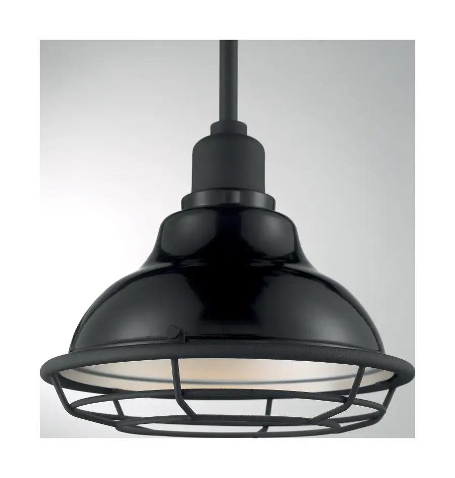 Newbridge Small Pendant Light with Cage - Image 3