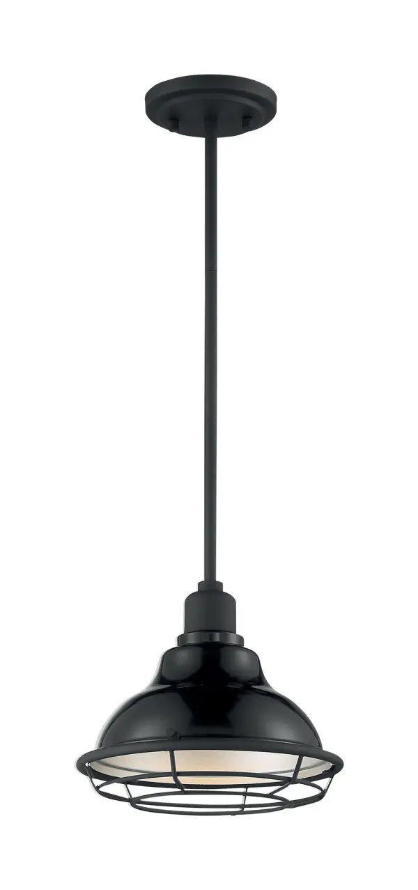 Newbridge Small Pendant Light with Cage - Image 5