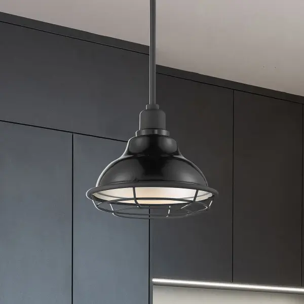 Newbridge Small Pendant Light with Cage - Image 10