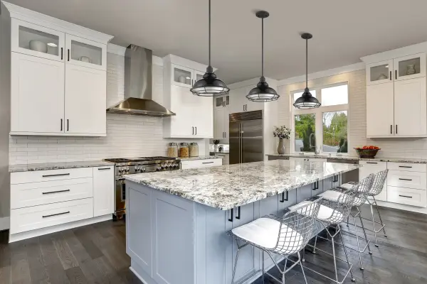 Newbridge Large Pendant - Gloss Black with Silver Reflector - Image 5