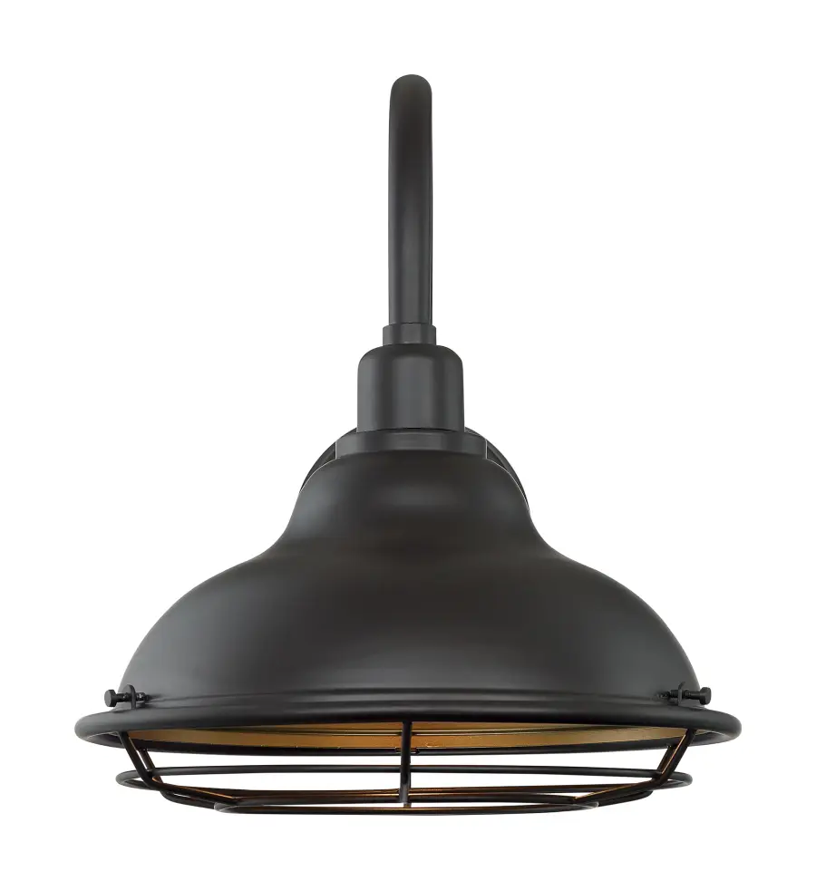 Newbridge Large Outdoor Wall Sconce with Cage - Image 3