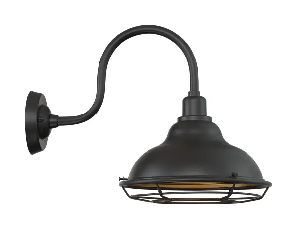 Newbridge Large Outdoor Wall Sconce with Cage - Image 4